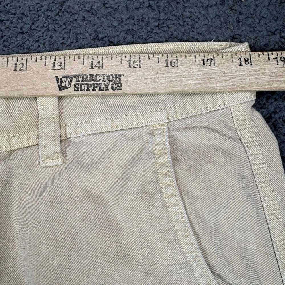 Banana Republic Surplus Twill Shorts Mens 36 Tan Beige Cotton Chino Casual